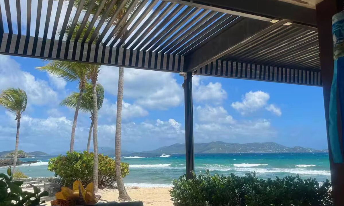 Red Hook Condo | 30 STEPS TO THE SEA, BEACH LEVEL, QUIET END, AWESOME VIEWS OF ST.JOHN GENERATOR!