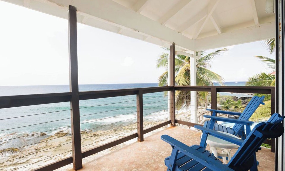 Estate La Vallee Condo | Oceanfront - Hear the Ocean Waves - Pool - Walk to Cane Bay Beach & Restaurants