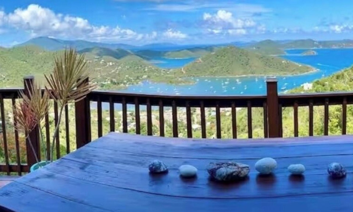 Estate Carolina House | PANORAMIC OCEAN VIEWS- St John Romantic Coral Bay Oasis. A/C, Best Beaches,