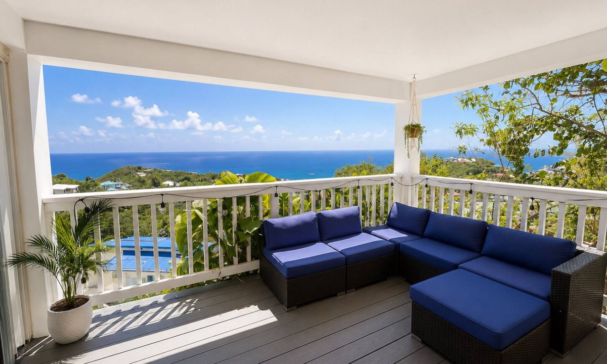 Green Cay Plantation Apartment | Private Terrace Suite with Ocean Views