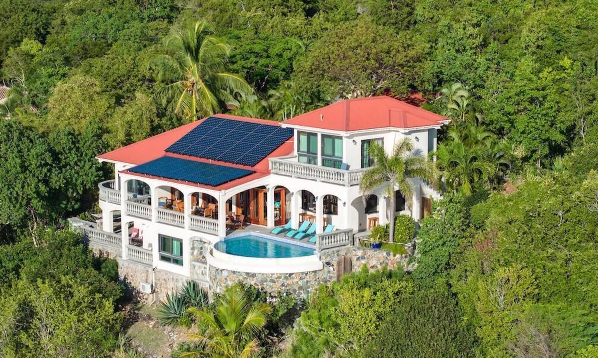 Estate Chocolate Hole and Great Cruz Bay Villa | Sea View Terrace, SolVillasUSVI