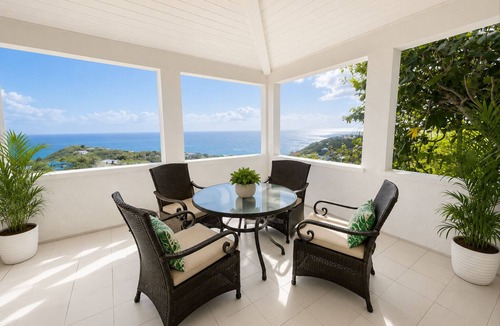 Estate Frenchman Bay House | Charming, Hillside Villa with Ocean & Beach Views