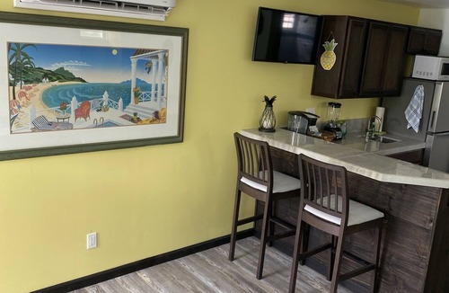 Frydendal Condo | Lg Studio Condo, Private Courtyard, Perfect Location Steps from Beach & Pool