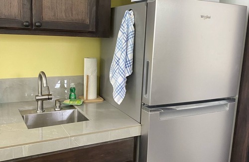 Frydendal Condo | Lg Studio Condo, Private Courtyard, Perfect Location Steps from Beach & Pool