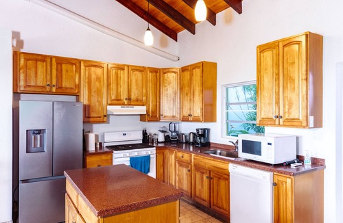 Estate Carolina House | Perfect single level family villa with spectacular 180 degree BVI island view.