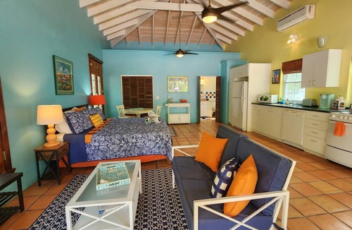 Estate Elizabeth Cottage | Poolside Cottage with Ocean Views & Backup Power