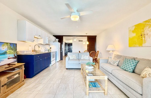 Cabes Point Apartment | Sapphire Beachfront Condo - Spacious, Great Views, WiFi, AC & Generator