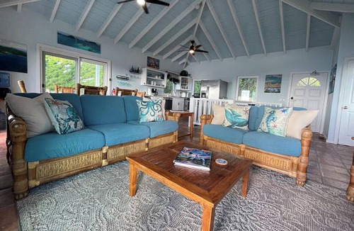 Lower Carolina Villa | Water + Sky USVI/Coral Bay Villa, Outstanding Sunrise Views & Backup Power
