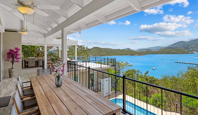 BRAND NEW LISTING! 6BR Private Retreat — 2 Primary Suites, Pool & Harbor Views!