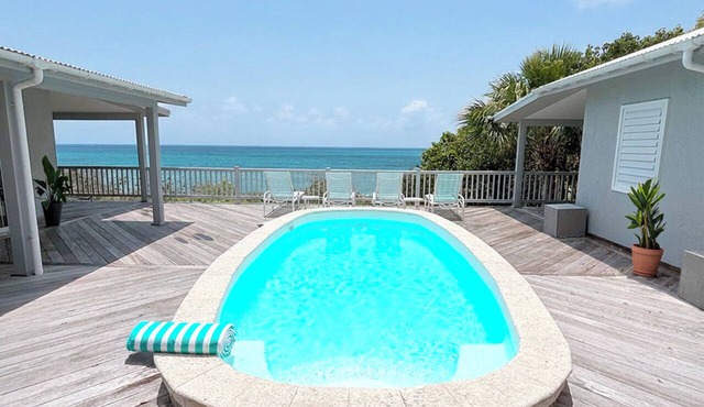 Brizan Villa – Private 3 Bedroom Caribbean Retreat with Pool, Hot Tub & Stunning Reef Bay Views in St. John, USVI