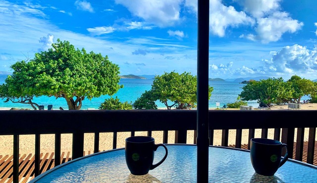 Jude's Caribbean Getaway-A205 Beachfront Sapphire BeachResort&Marina-w/GENERATOR