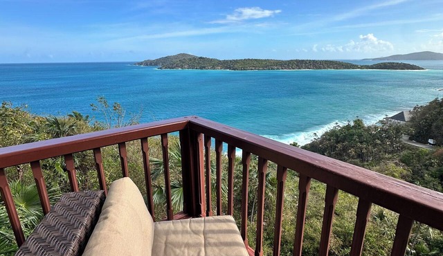 Ocean View Caribbean Villa for Families & Groups in St Thomas