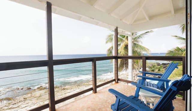 Oceanfront - Hear the Ocean Waves - Pool - Walk to Cane Bay Beach & Restaurants