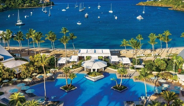 Sunset Bay 2BR Premium Villa – Westin St. John Luxury with Pools, Beach & Island