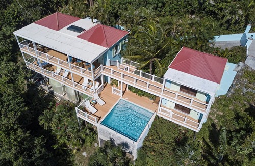 Estate Leinster Bay Villa | Great Turtle Villa, All Solar, Luxury Villa with Super Views/Pool/2-8 Guests